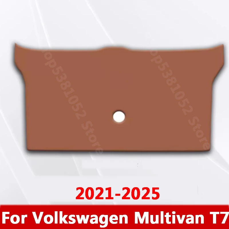 For Volkswagen VW Multivan T7 2021-2025 Car Rear Trunk Tailgate Protection Pad Trunk PU Leather Anti-dirty Pad Accessories