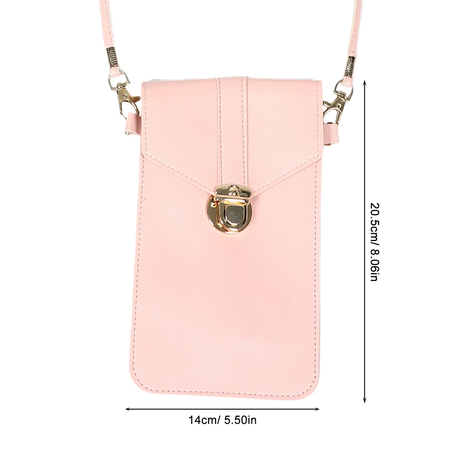 Mini Crossbody Bag Phone Purse Card Slots Cell Phone Wallet Shoulder Strap Small Lightweight Compact Travel Cellphone Crossbody view 6