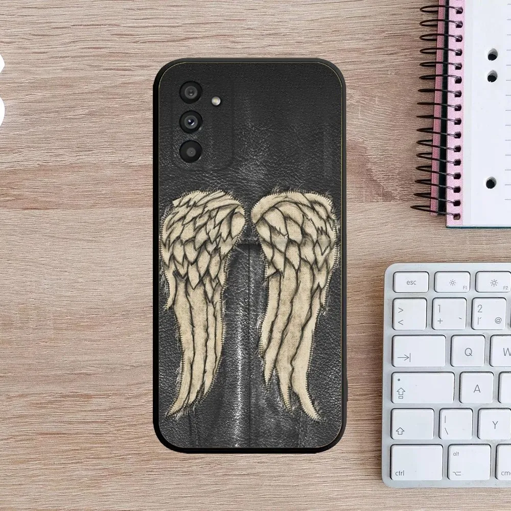 The W-Walkings D-Dead Daryl Dixon  Phone Case For Samsung Galaxy A13,A21s,A22,A31,A32,A52,A53,A71,A80,A91 Soft Black Cover