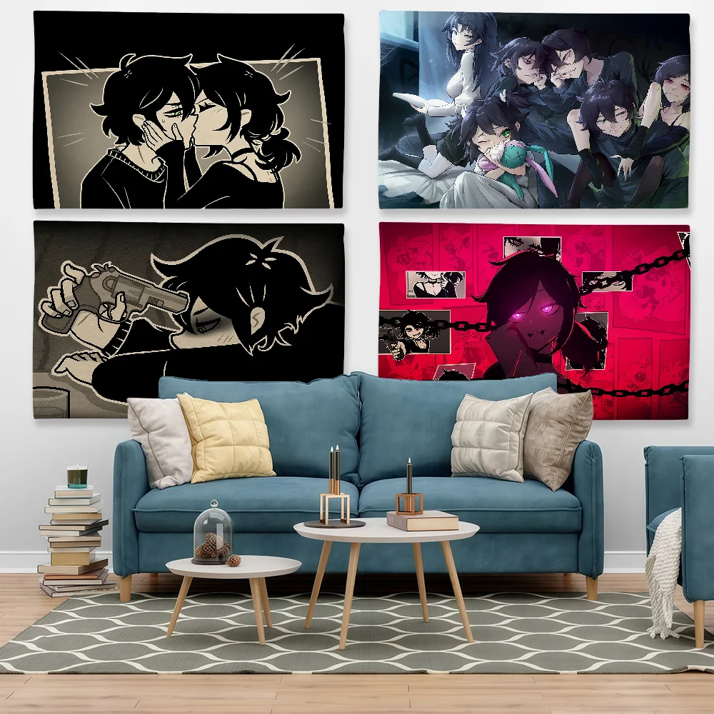 Game Coffin Of Andy And Leyley Flag Tapestry Outdoor Party Bedroom Living Room Dormitory Decorative Themed Wall Hanging Banner