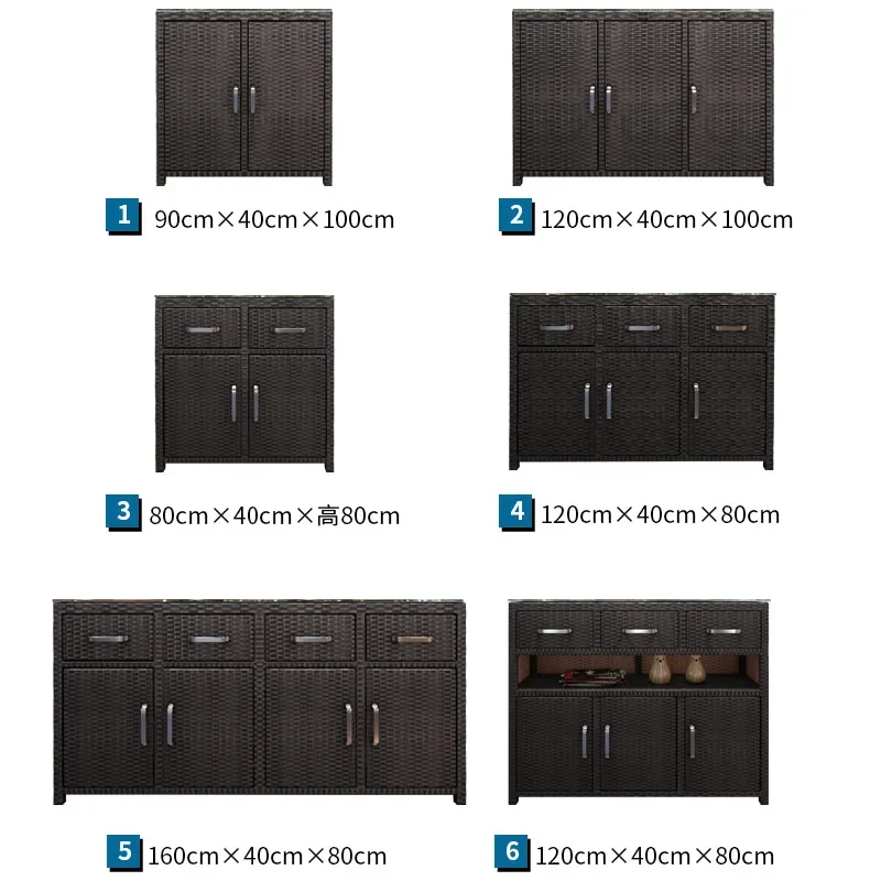 Factory Direct Compatible With Outdoor Balcony Shoe Cabinet Waterproof and Sunscreen Large-capacity Storage