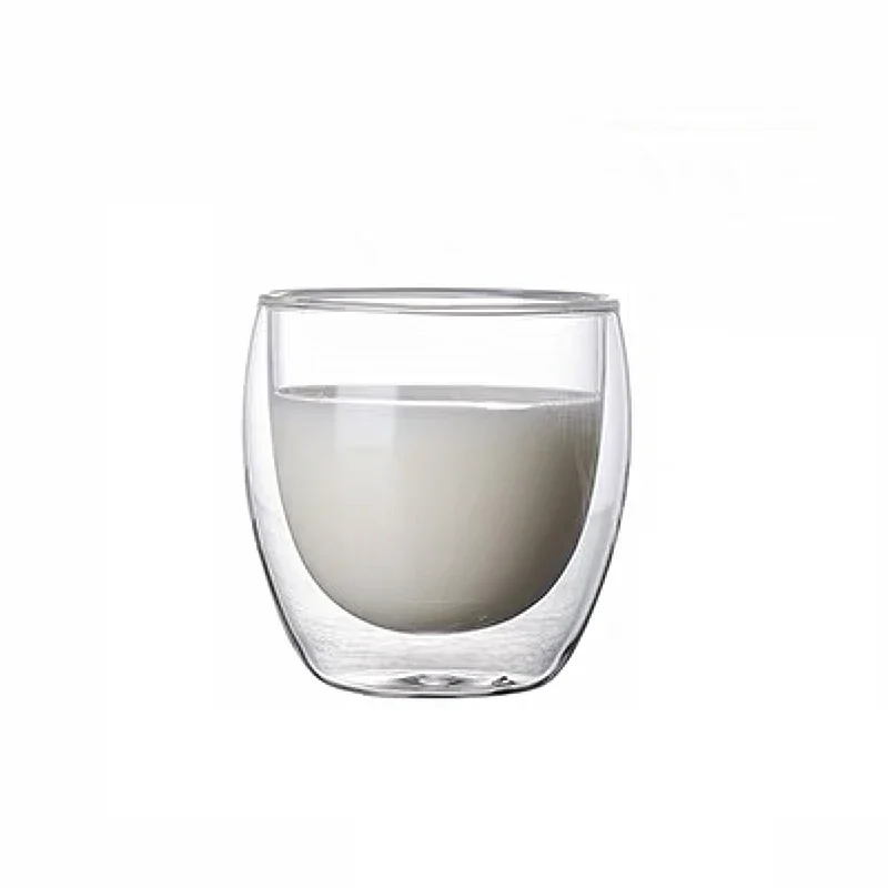 New Heat-resistant Double Wall Glass Cup Beer Espresso Coffee Cup Set Handmade Beer Mug Tea glass Whiskey Glass Cups Drinkware