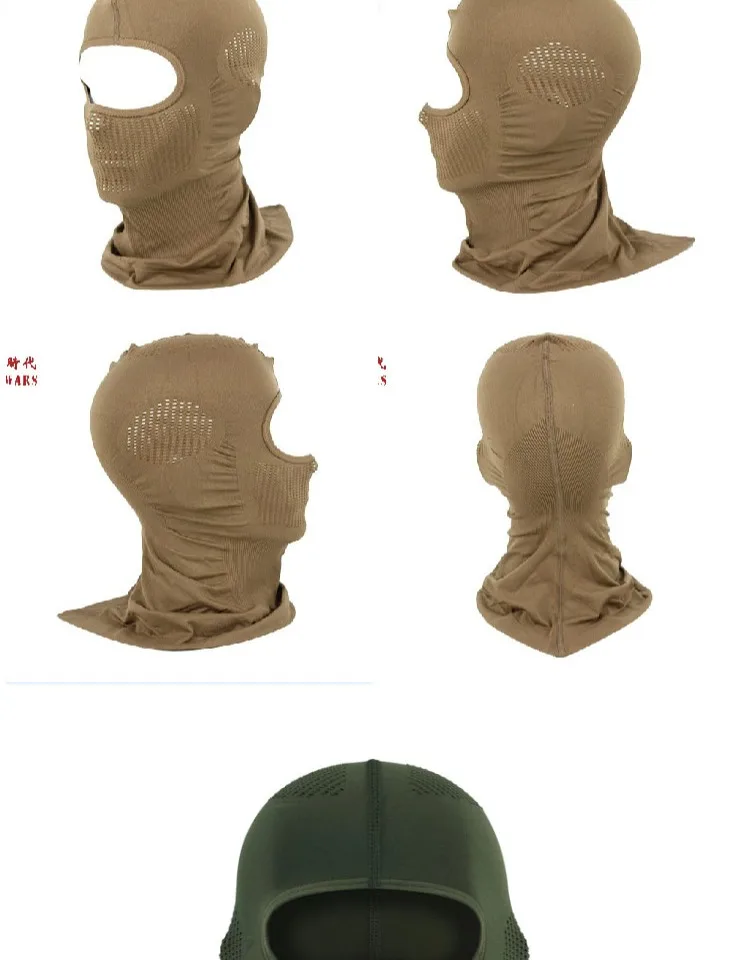 Outdoor Tactics Russian Special Equipment Quick Drying Breathable Full Wrap Headgear Sunshine Proof Camouflage Full Face Mask