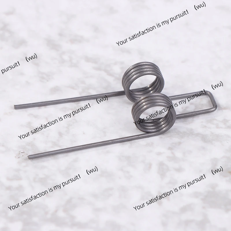 2PCS Double Torsion Spring 1.1 Wire Diameter 10.5mm Outside Diameter Strong Torsional Spring 1.1*10.5 Hardware Spring