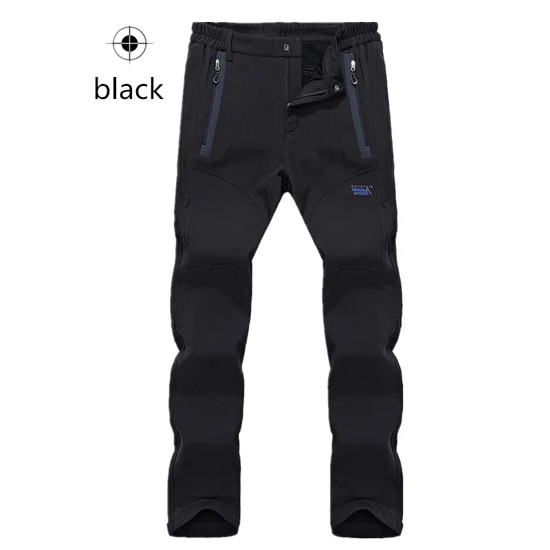 Men Winter Warm Hiking Pants Comfortable Male Outdoor Waterproof Pants Trekking Fish Camp Climbing Hiking Skiing Travel Trouser