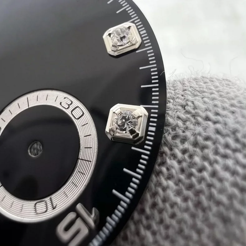 بديل C Factory مع الماس قرص الساعة لـ RX dayton 116505 يناسب حركة 4130