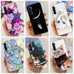For Realme 6 Pro Case RMX2061 RMX2063 Silicone Cover Cute Astronaut Flower Shockproof Soft Phone Case For Realme 6 6s 6Pro Funda
