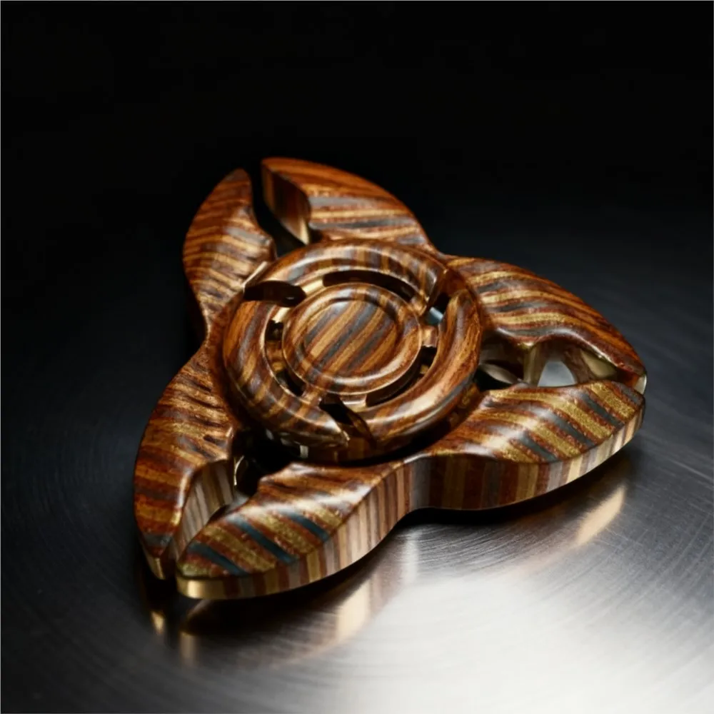 FATBOYEDC วิงด์ด์สเนค ฟิดเจ็ตสปินเนอร์ โมคูเมะ ของเล่นคลายเครียด ฟิดเจ็ตทอยส์ สำหรับผู้ใหญ่ ฟิดเจ็ตสปินเนอร์แบบสามใบพัด