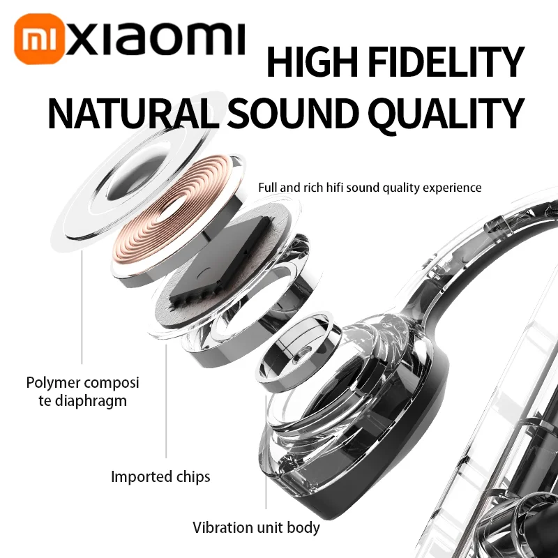 Xiaomi Swimming Bone Conduction Bluetooth 5.3 Headphones Double Earless IPX8 Waterproof Air Conduction Headphones New Arrivals