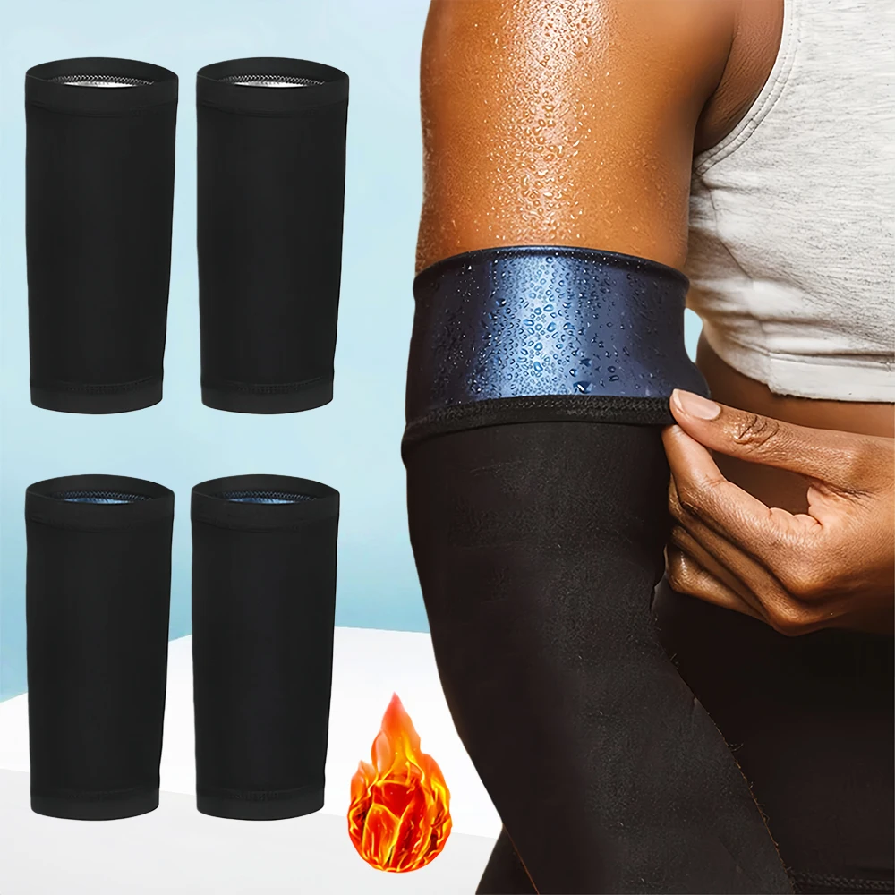 

1Pair Women’s Arm Trimmers, Sauna Arm Shaper Compression Sweat Bands, Slimming Arm Band for Flabby Arms