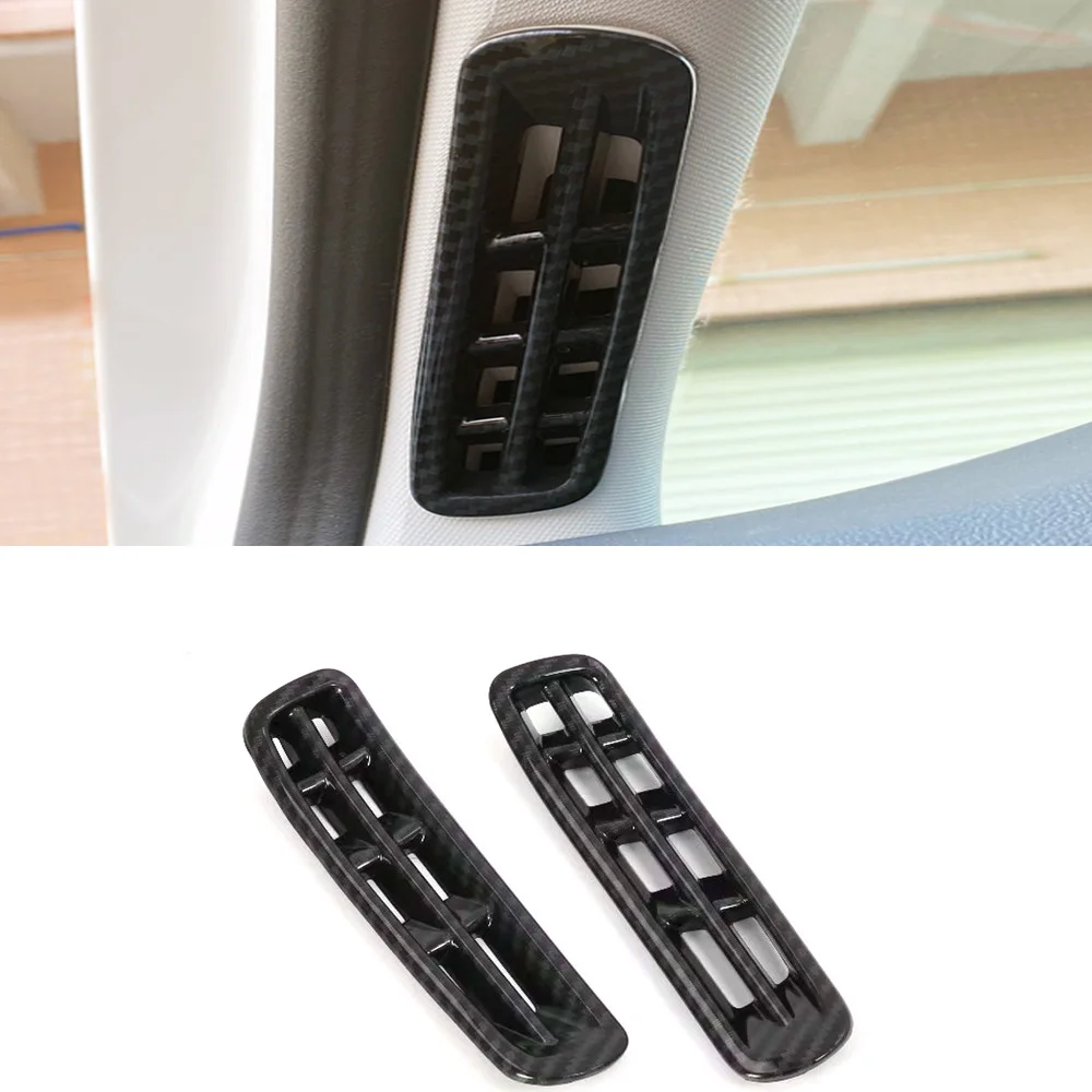 For Ford Focus 2022 2023 2024 Carbon Fiber Style Interior Mouldings ABS Inner Door Armrest Window Lift Button Cover Trim