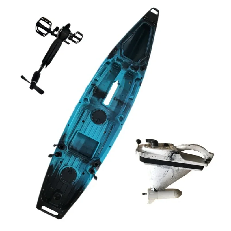 Single pedal kayak, motor boat, hard boat high density material