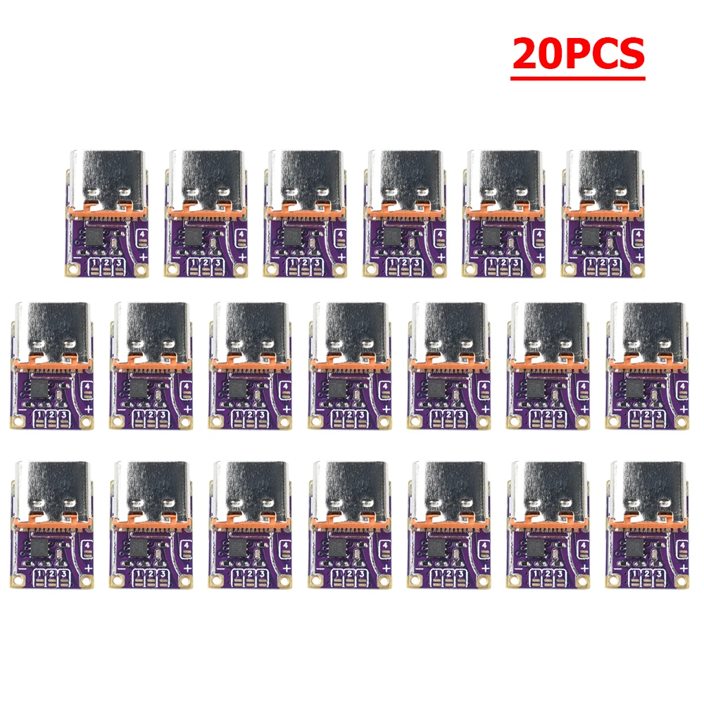 

1-20 PCS Type-C Fast Charging Trigger PD3.0/QC3.0 Decoy Module 5V-20V Output for DIY Power Bank/Laptop Charger
