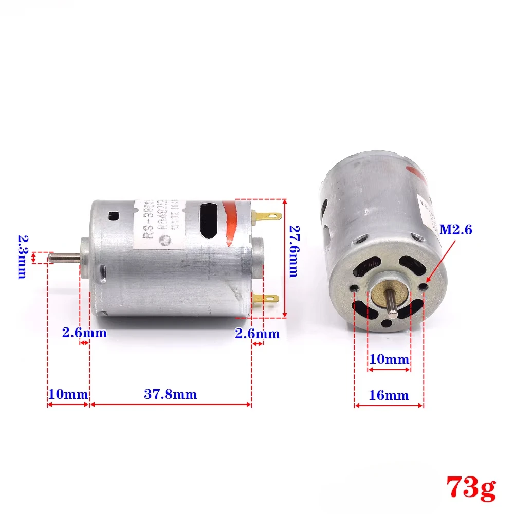 Japan Mabuchi RS-380SH-4535 Carbon Brush Motor DC3V-6V 18000RPM High Speed High Power for Household Appliances/ Electric Tool