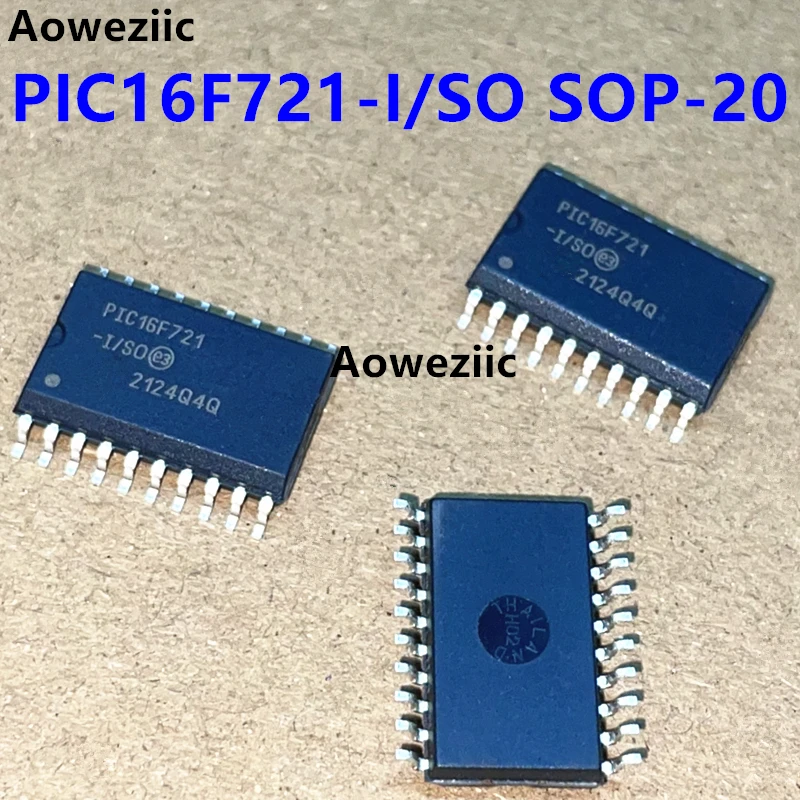 PIC16F721-I/SO SOP-20 4KB EEPROM FLASH capacity 4KB 16MHZ single chip microcomputer