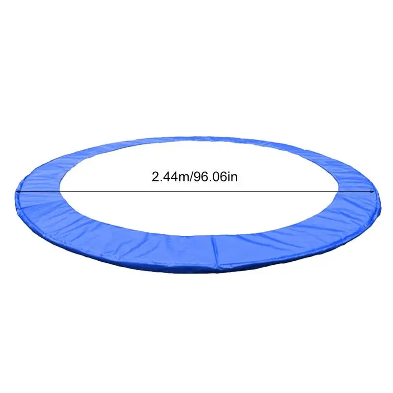 8/10 Feet Trampoline Pad Protection Cover Anti-UV Trampoline Edge Replacement Mat Round Trampoline Protector Spring Foam Cover