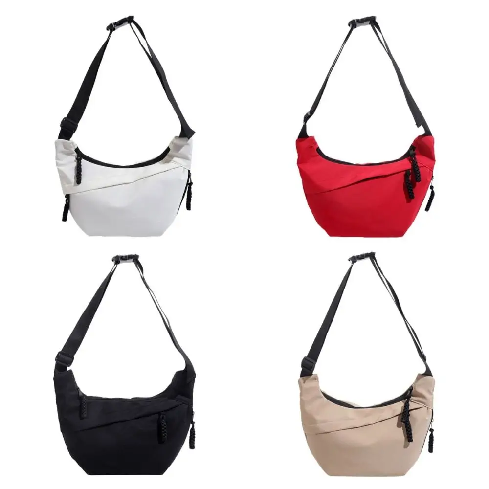 Leisure Oxford Dumpling Bags Single Shoulder Bags Korean Style Large Capacity Sports Bag Canvas Handbag Underarm Bag