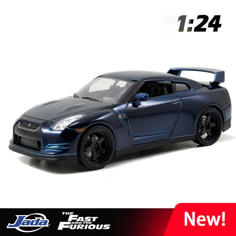 

JADA 1:24 Nissan GTR R35 Paul Toy Alloy Car Diecasts & Toy Vehicles Car Model Miniature Scale Model Car Toys