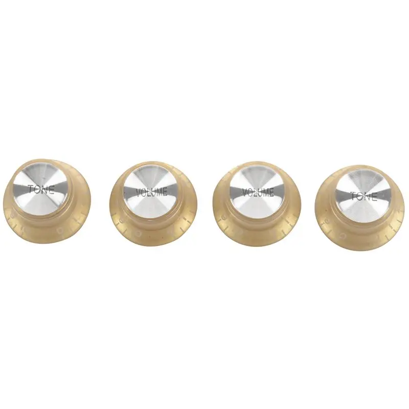 Set Gold Top Hat Knob for Gibson for Les Paul Gold Foil