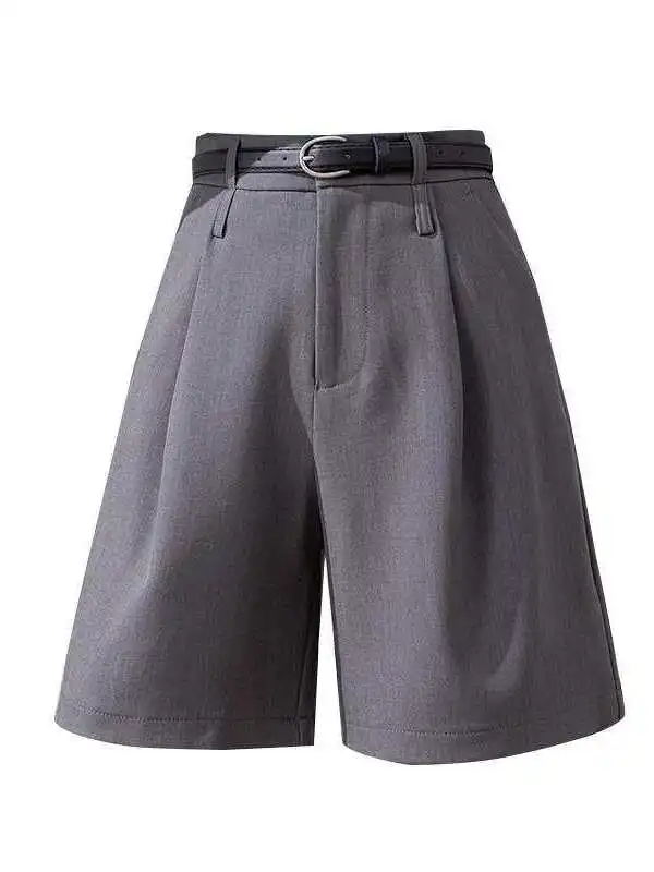 

Женские летние винтажные шорты средней длины Cleanfit Sle с низкой талией из ПВХ-материала, повседневные брюки для женщин среднего возраста