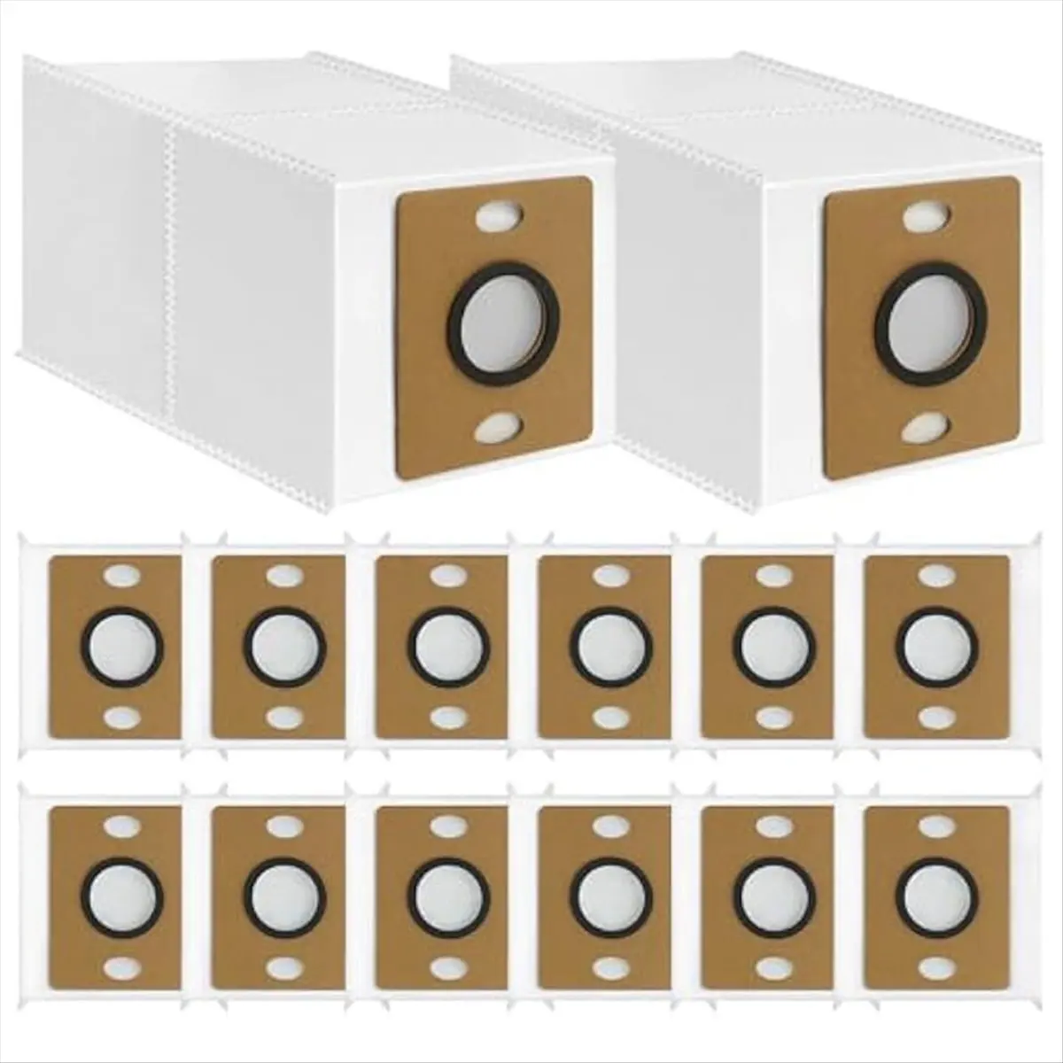 [Online Promotion]14Pack Dust Bags for A12 Pro/A30 Pro/V9/V9 Pro/Robot Vacuum Bags Large Capacity Bags for Home Vacuum