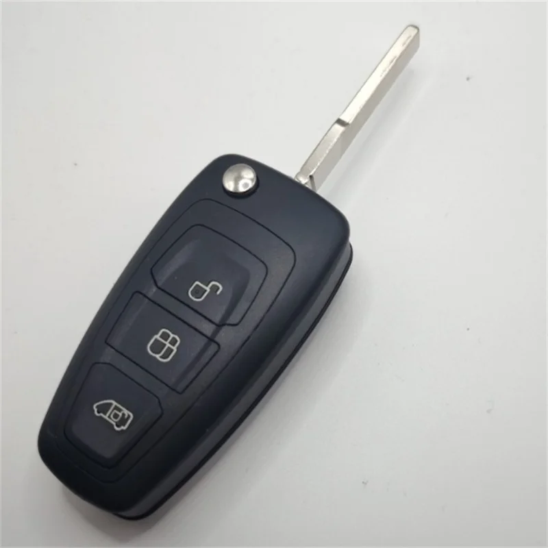 

2pcs 2/3 Button Flip Folding Remote Key Shell Case For Ford Fiesta Focus C-Max Mondeo 2013 Car Key Shell HU101 key blade