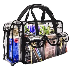 Men's Women's Cosmetic Bag Transparent Waterproof Large-Capacity Lipstick Toiletries Organizer Makeup Bag