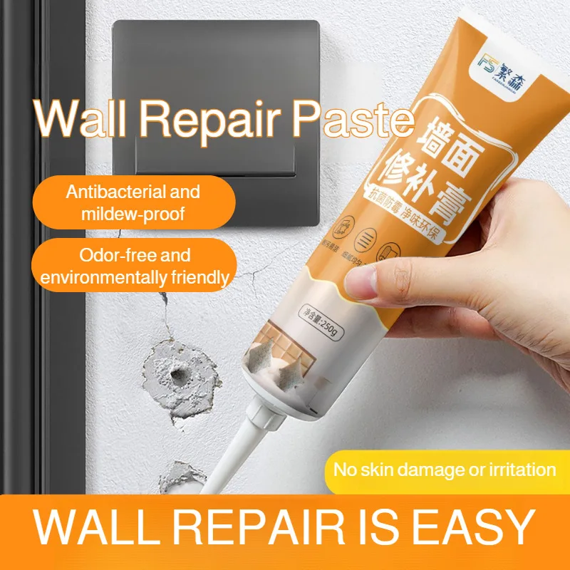 

Waterproof White Wall Repair Cream for Home Use Crack Filler Putty Paste for Interior Wall Fixing Easy to Apply Quick Drying