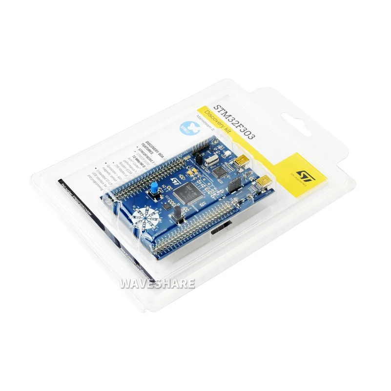 100% ST oryginalny STM32F3DISCOVERY zestaw odkrywców STM32F303VCT6 ARM Cortex-M4 STM32 pokładzie rozwoju na pokładzie ST-LINK/V2