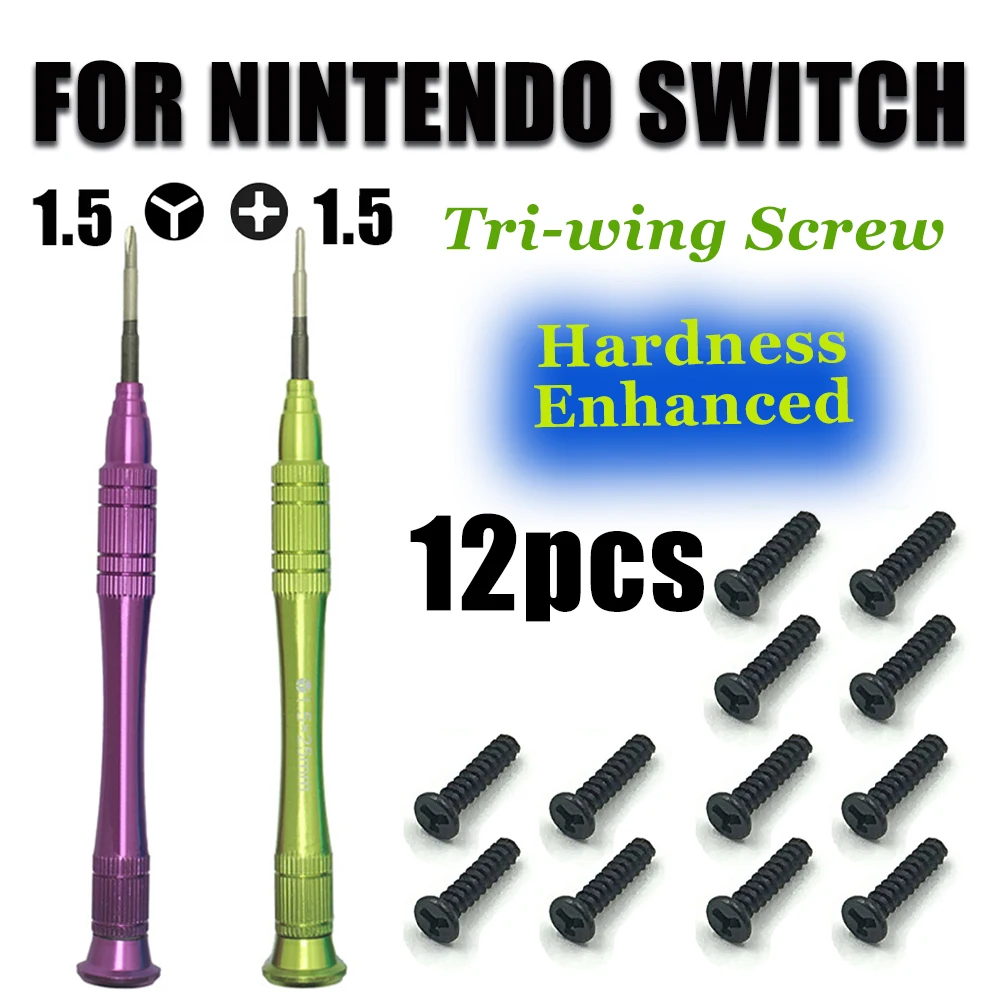 Premium Screwdriver Tools Kit for Nintendo Switch OLED Console & Joy-Con Triwing Screws Tear Down Repair Tools Parts Accessories