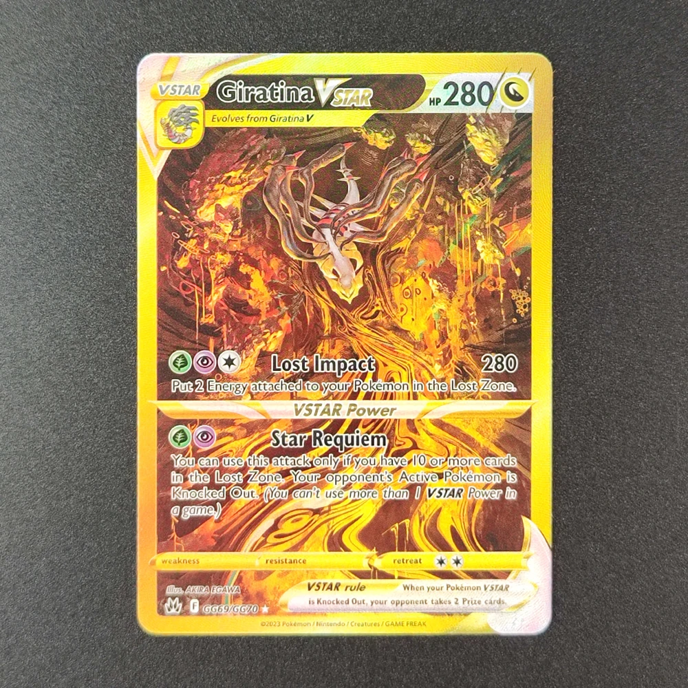 5 قطعة بطاقات جمع البوكيمون الإنجليزية VSTAR Dialga Arceus Palkia VSTAR Mewtwo Giratina بطاقة واحدة نادرة لعبة كلاسيكية بطاقات أنيمي