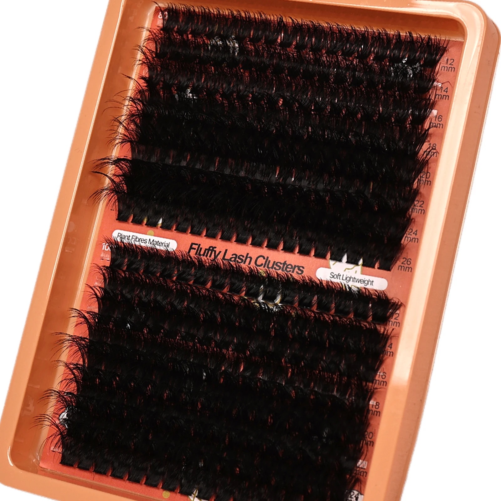 D-Curl Einzelne Cluster-Wimpern, Flauschige Wimpernbüschel für Natürliches Volumen, DIY Wimpernverlängerungen – Detail 3