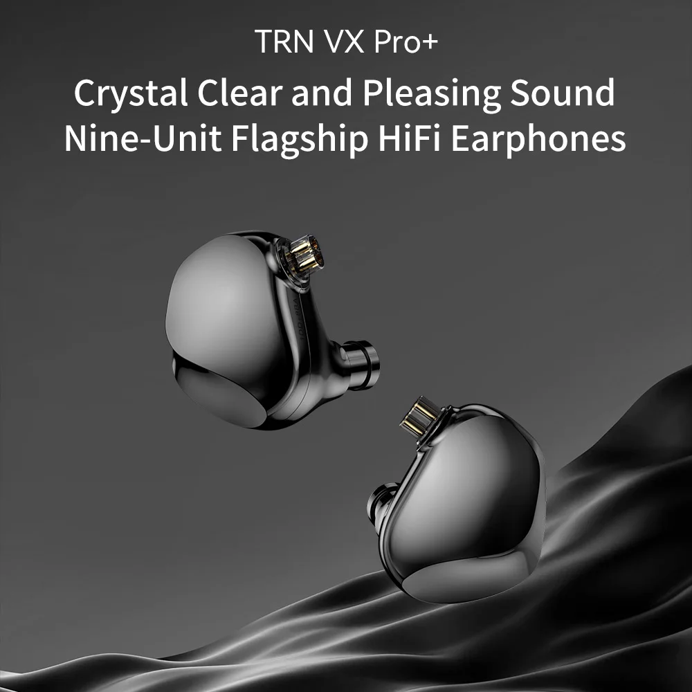 TRN VX Pro+ 8BA+1DD Hybrid In Ear Earphones IEM HIFI Monitor Running Headphones Earplug Headset