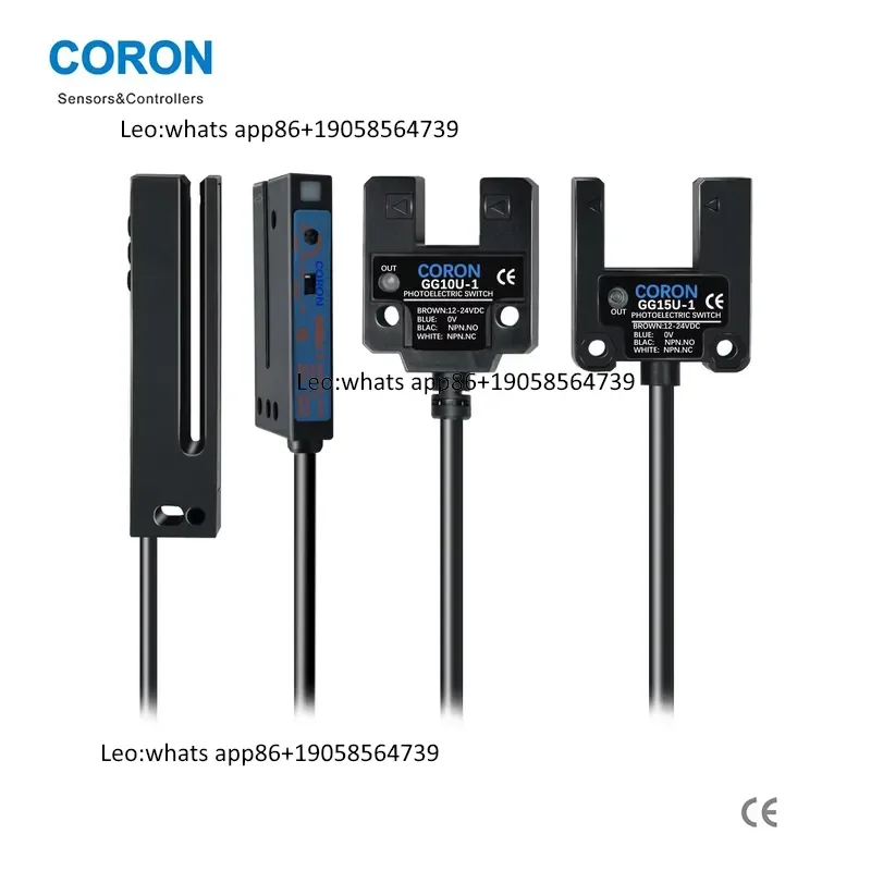 GGU Optical Switch Sensor Slot Fork Type 2mm 3mm 5mm 6mm 10mm 15mm Detection Range NPN PNP Proximity Photoelectric