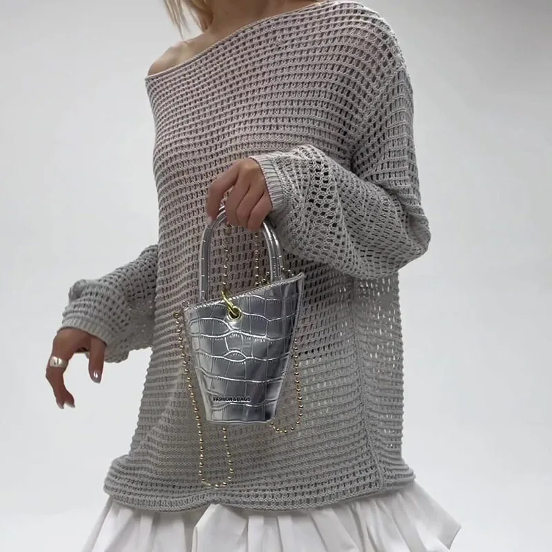 

Mini Glamour Women Bags Leopard Leather Bucket Crossbody Bags Designer Shoulder Bags Luxury Brand Ladies Handbag Lady Trend Tote