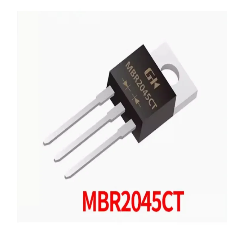 10pcs/lot MBR2045CT B2045G MBR2045CTG Schottky Darrier Diodes 20A 45V TO-220