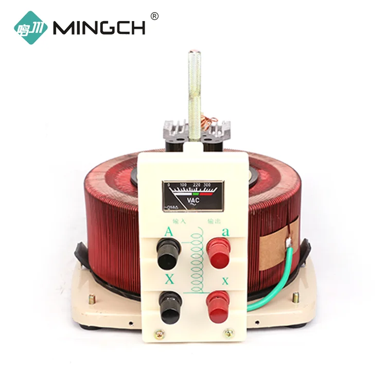 MINGCH TDGC2 Series 5KVA Ac Single Phase Variac Autotransformer / Contact Voltage Regulator
