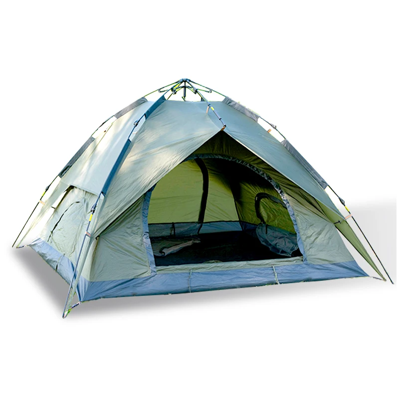 pop up camping tent 5-6 person hiking tent 5000mm waterproof