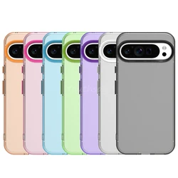 Frosted Transparent Case For Google Pixel 9 Pro Case Silicone Matte Simple TPU Pixel 9 Pro Protector Phone Cover Pixel 9 Pro XL