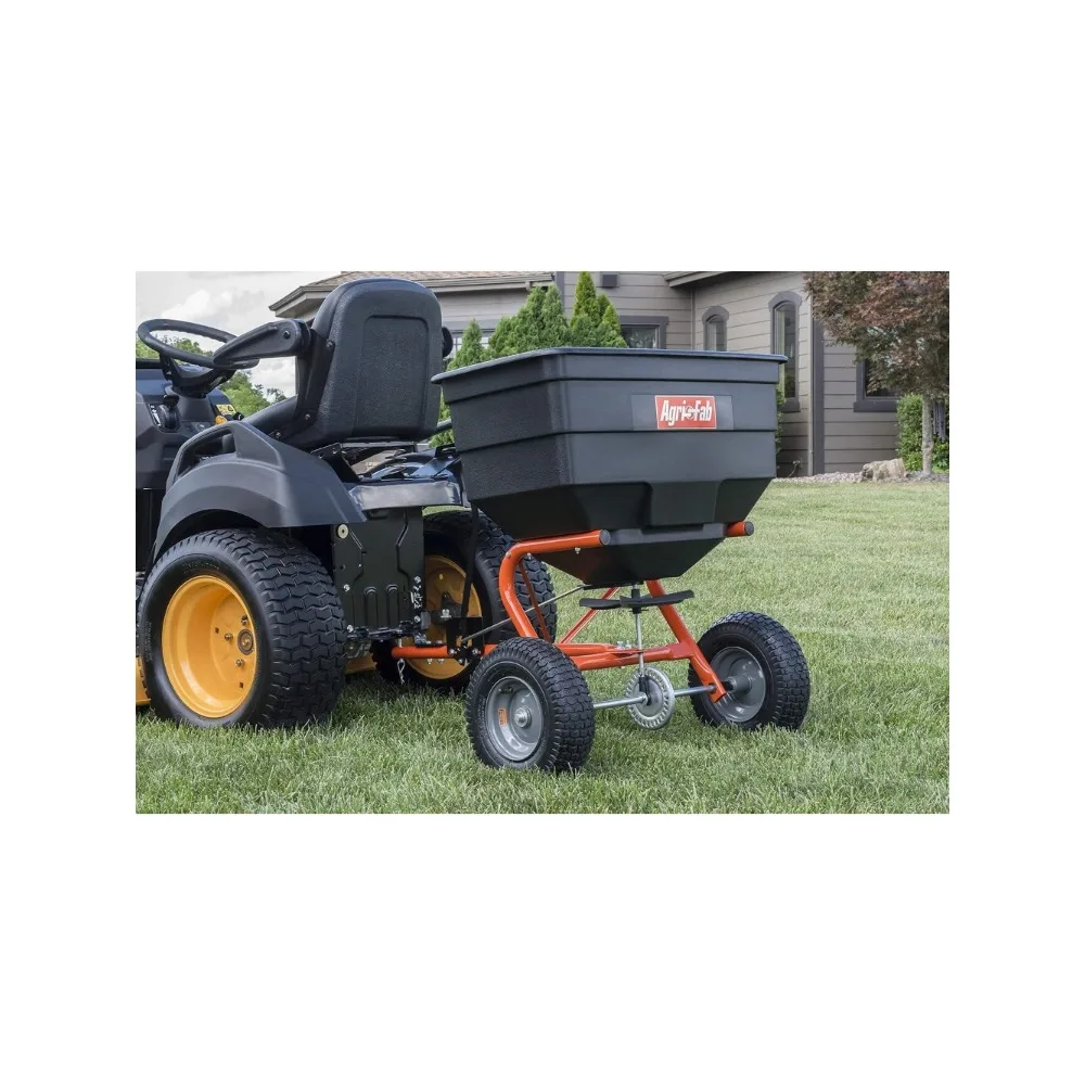 Inc 45-0547 185 lb. L & G Tow Broadcast Spreader, Orange