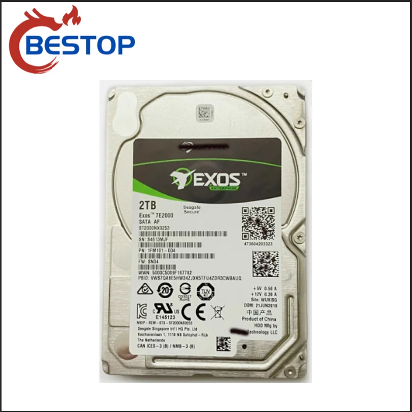 

ST ST2000NX0253 Exos 7E2000 2TB SATA 6Gb/s 7200 RPM 2.5” Hard Drive HDD