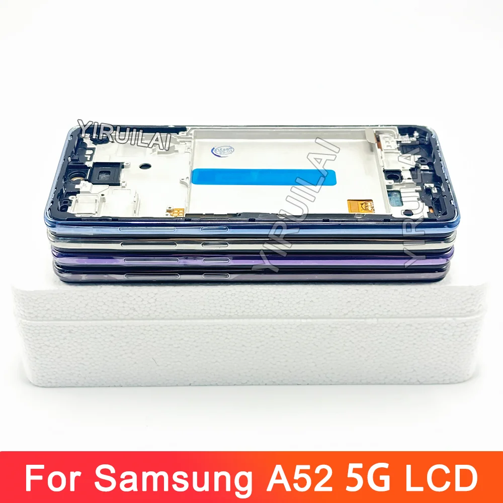 TFT لسامسونج غالاكسي A52 5G شاشة LCD استبدال شاشة اللمس الرقمية لسامسونج غالاكسي A526 A526B قسم شاشة LCD