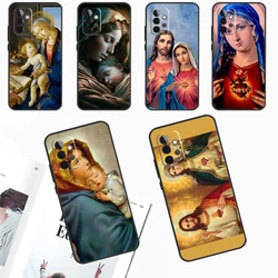 Virgin Mary And Jesus Case For Samsung Galaxy A53 A33 A13 A12 A32 A52 A14 A34 A54 A15 A25 A35 A55 A51 A71 Cover