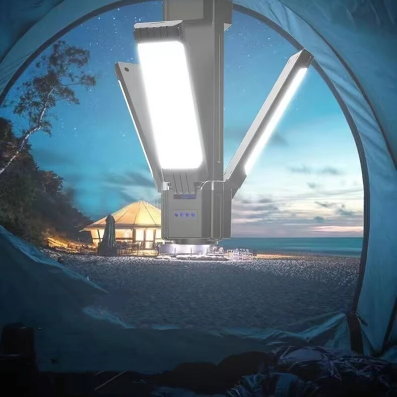 

3000mAh Folding Outdoor Camping Portable Rechargeable High Capacity Emergency Lamp Flashlight HangingTent Hanging Light Lantern