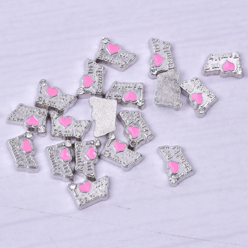 20pcs Floating Charm Baby Strollers For Children's Products Feeder Footprint  Pendant Drip Oil Diy Necklace Pendant Accessory