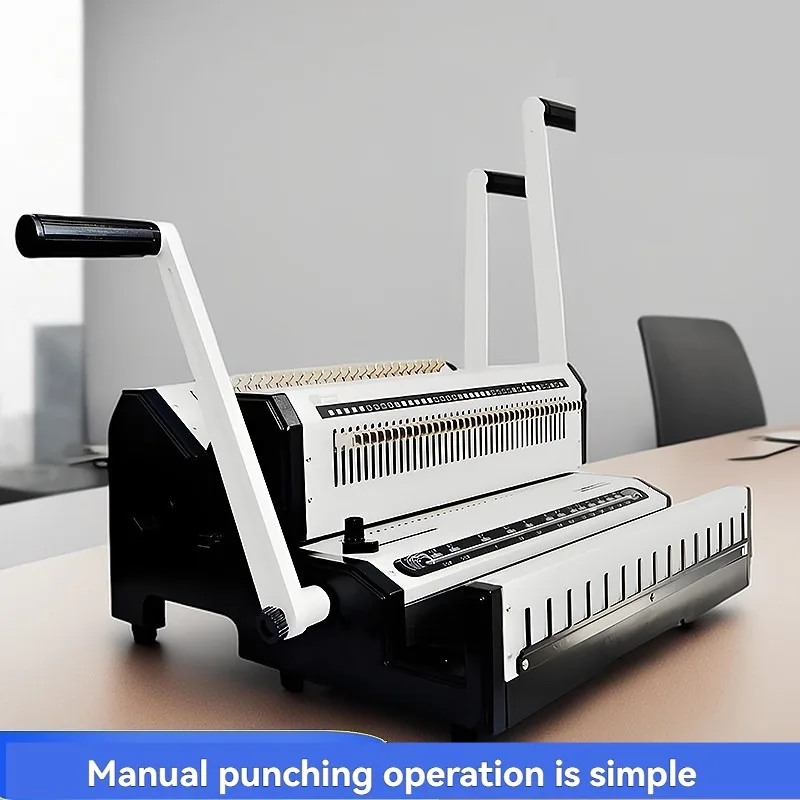 2:1 and 3:1 Dual-mode Line Punching Machine for Schools and Integrated Binding Machines for Documents and Contracts