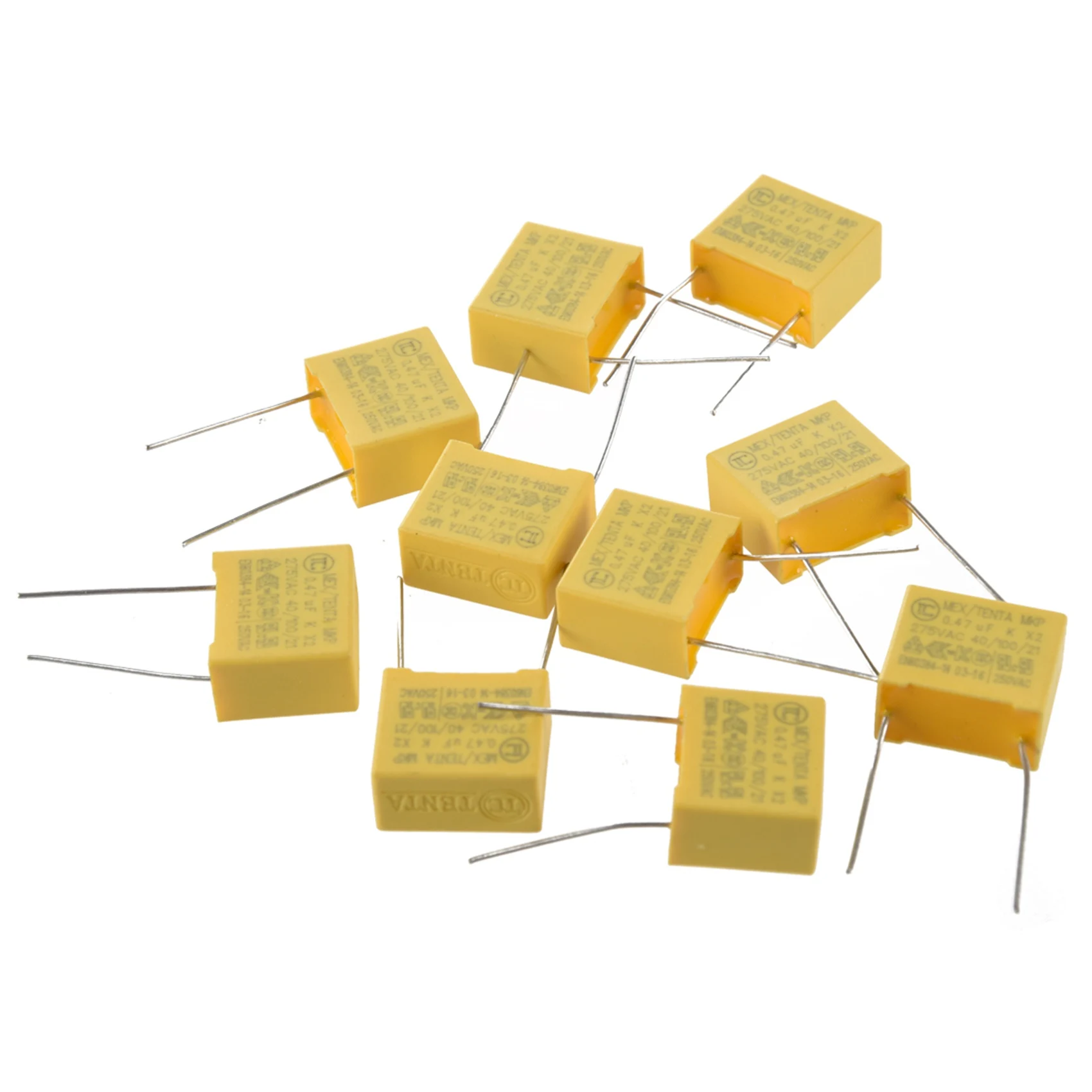 N96R AC 275V 0.47UF Polypropylene Film Safety Capacitors 40 Pcs