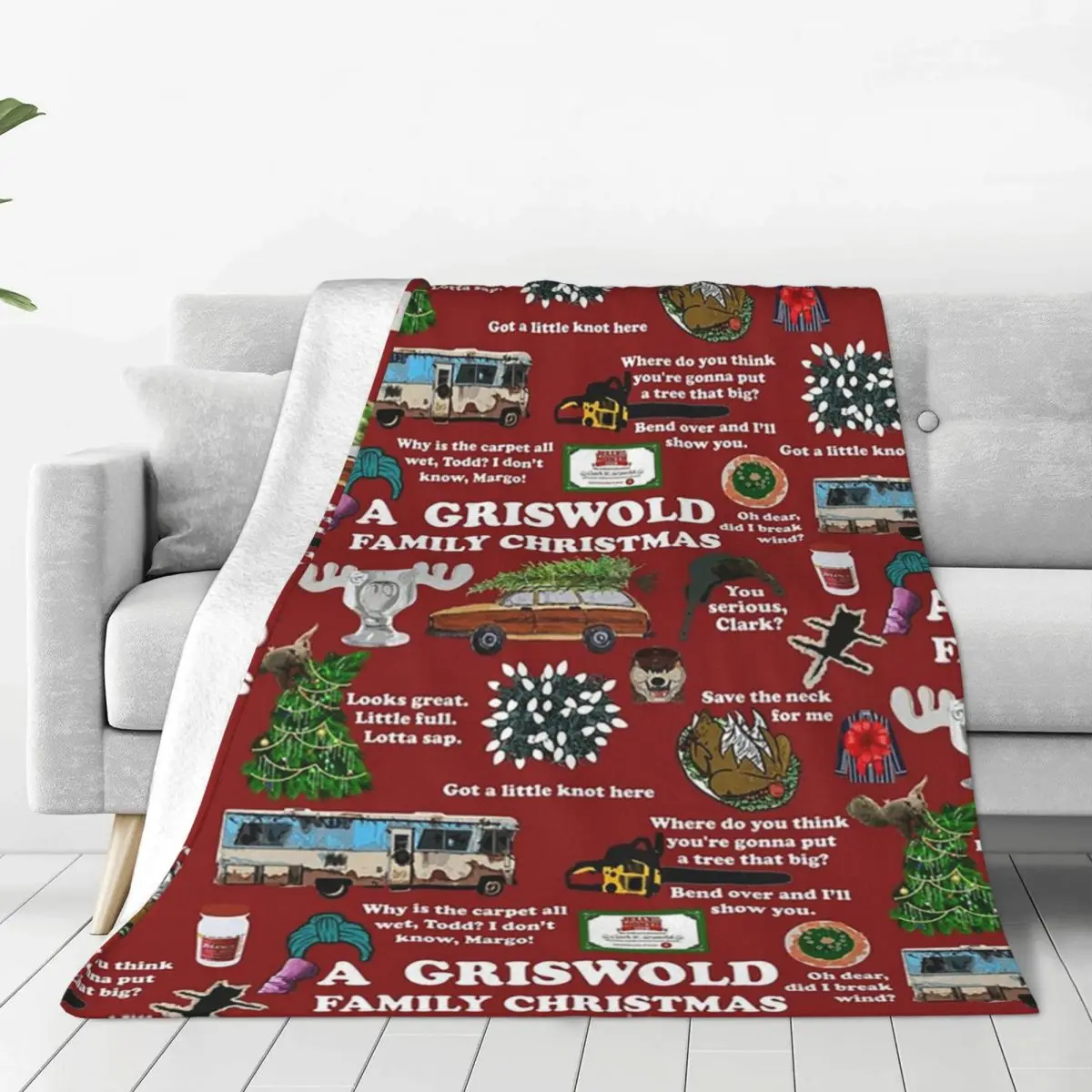 Christmas Vacation Collage Blankets Fleece Multi-function Sofa Throw Blankets For Couch Bedding Outdoor Throws Bedspread Quilt