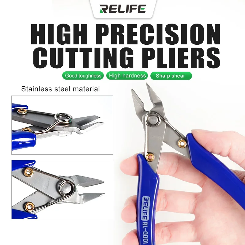 RELIFE RL-0001 Cutting Pliers/SS-109 Diagonal Pliers/SS-110 Industrial Grade Pliers/Suitable for Any Tool Repair