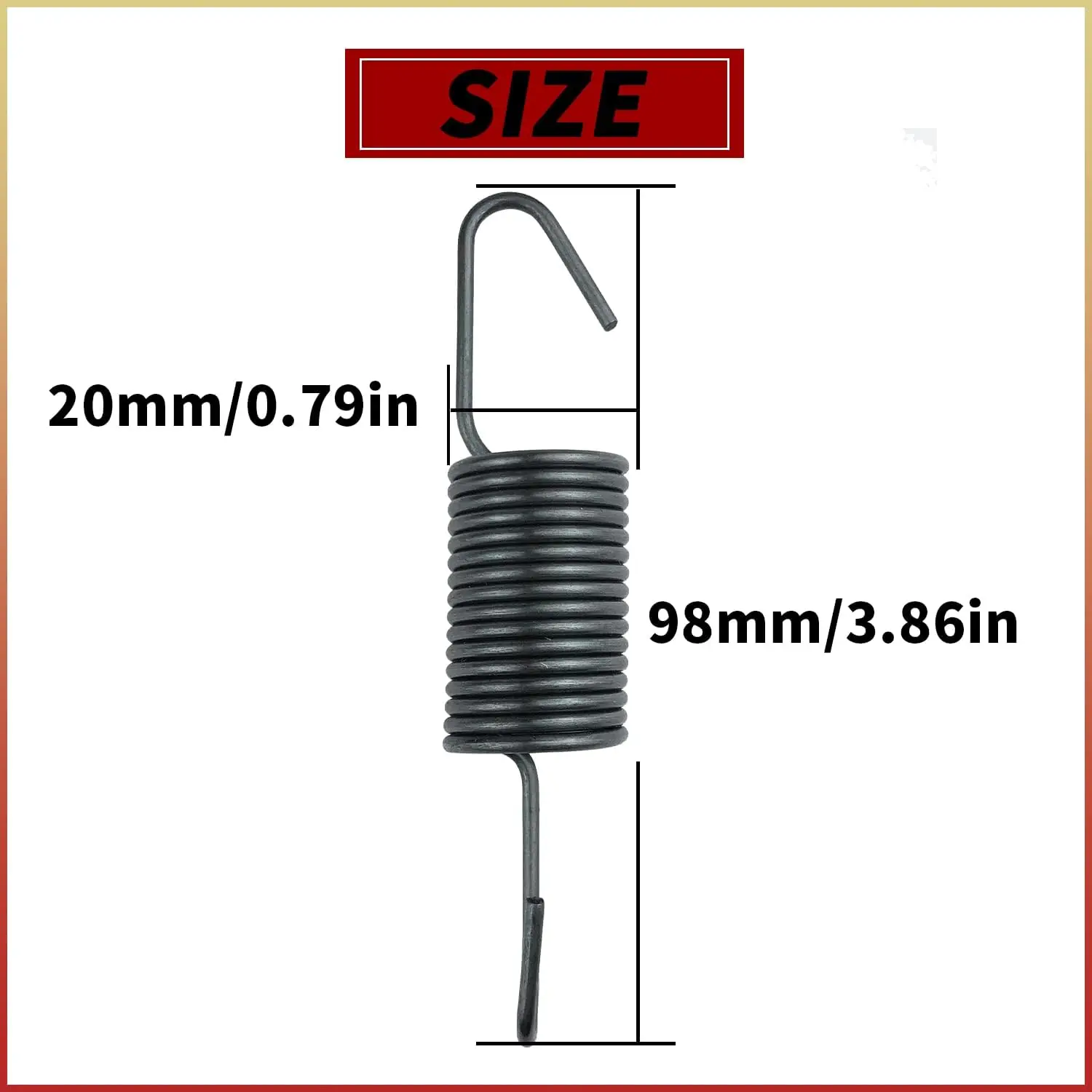 131373900 Washer Horizontal Spring Compatible with Electrolux Frigidaire Gibson Kelvinator Westinghouse Washer 407226 5303208859